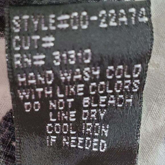 🔺️A. Byer Black & White Mandala Dotted Swiss Sleeveless Top Small - Picture 9 of 9